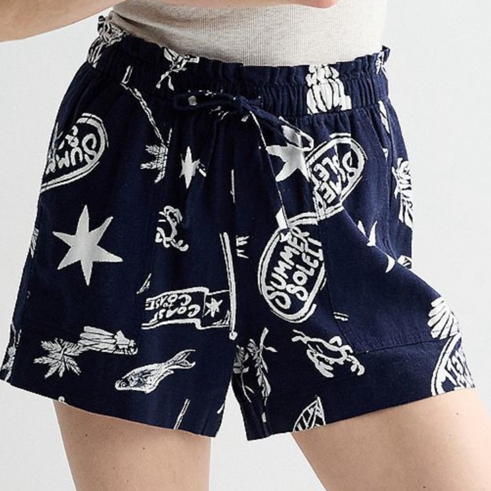 WOMENS SONOMA GOODS FOR LIFE FEMME SHORTS NAVY MARINE TOSS